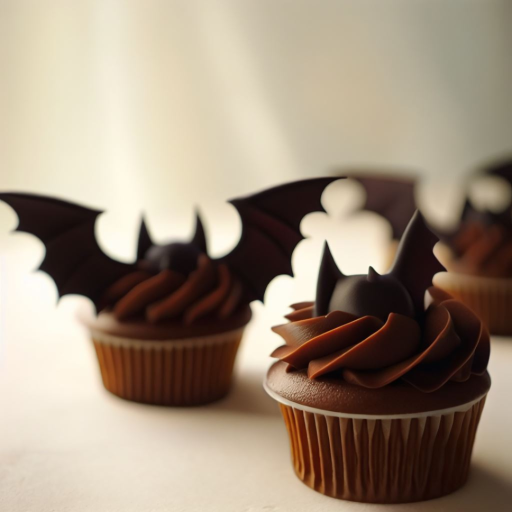 Bat Wing Cupcakes