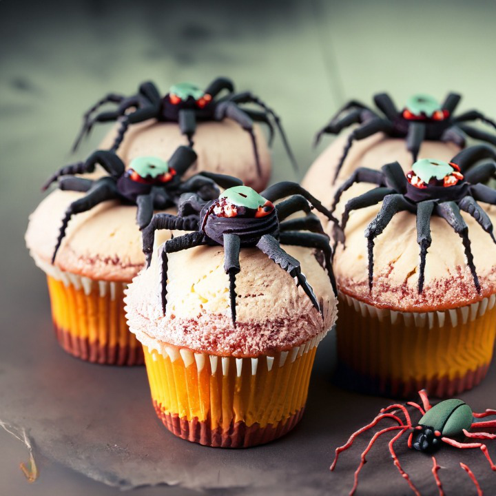 Firefly Creepy Crawler Cupcakes