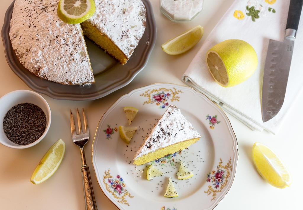 Traditional Italian Lemon Cake (Torta al Limone)