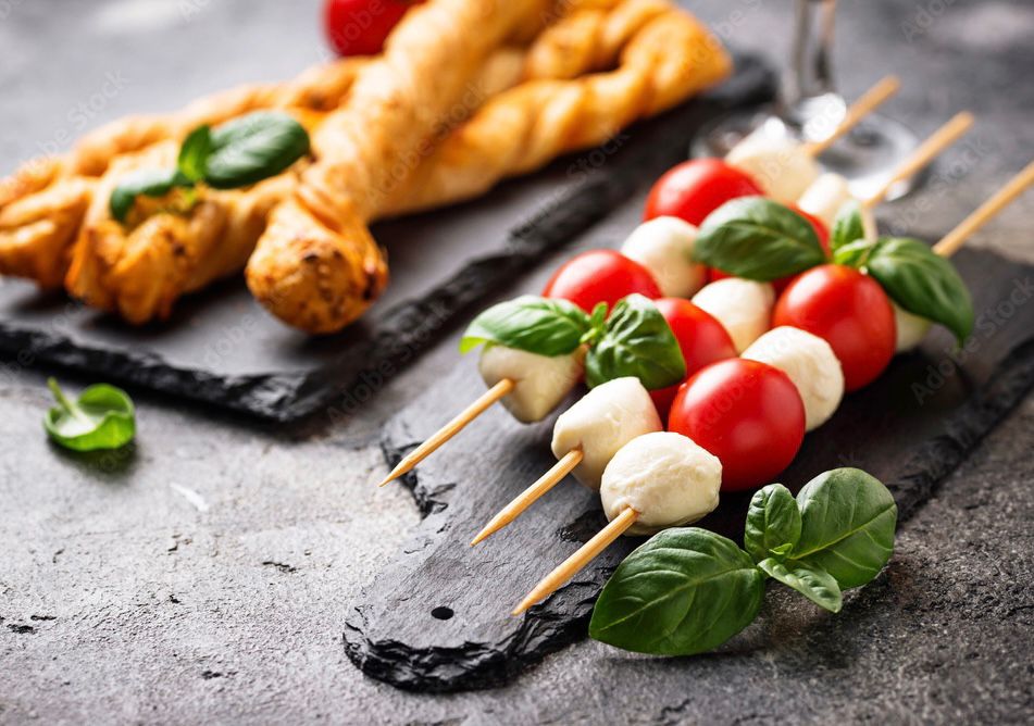 Mini Caprese Skewers 