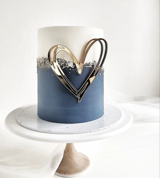 Ombre Watercolor Cake